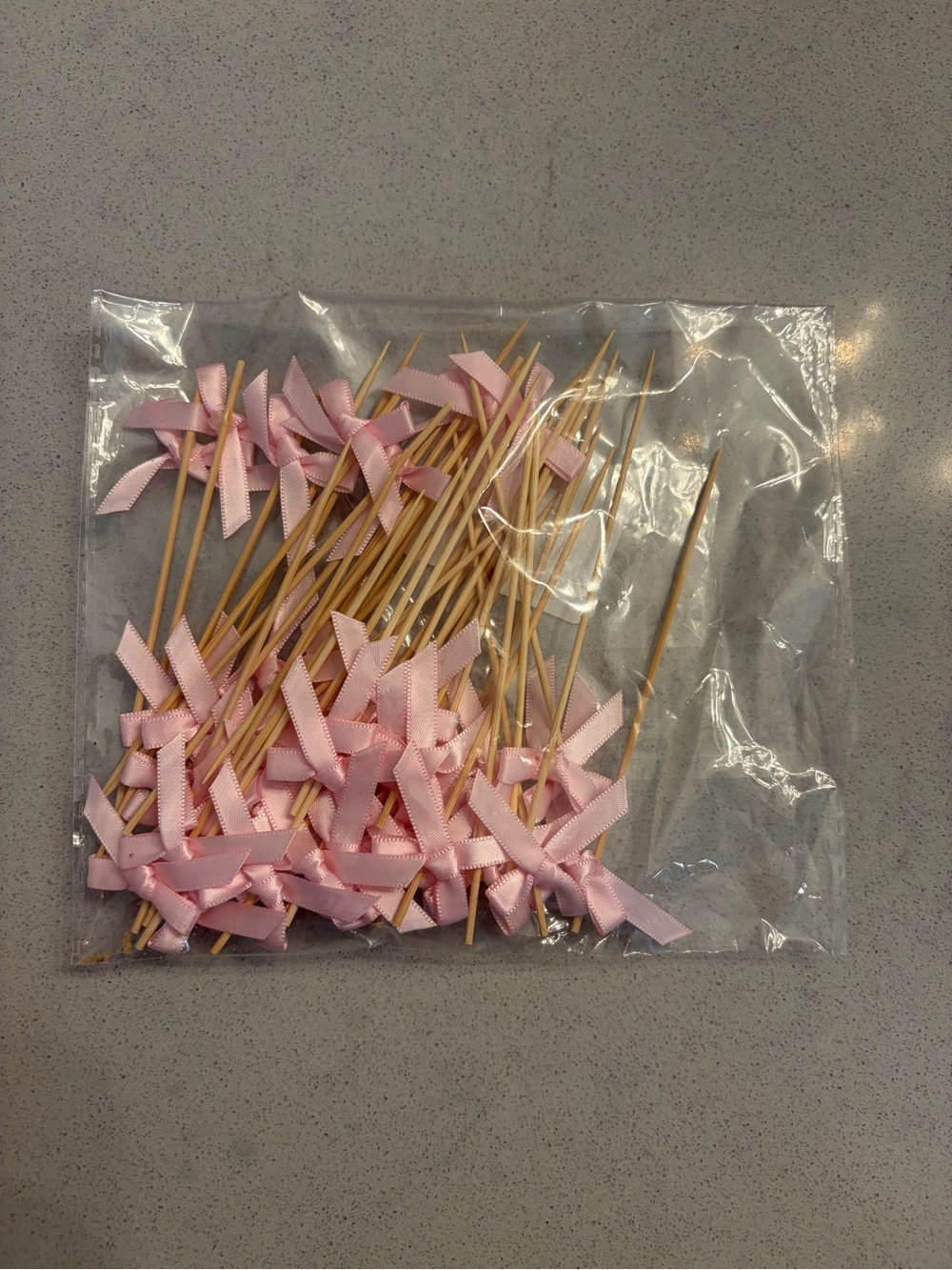 Pink Bow Party Decor Leftovers